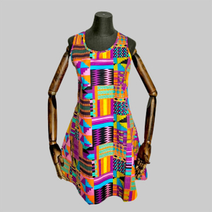 African Traditional Dress Women's Ankara Wax Print Popular Fashion for Clothes