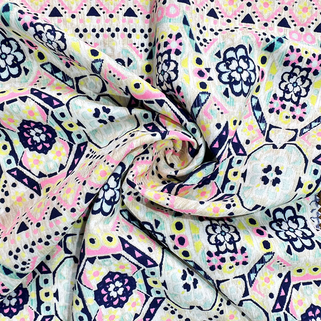 Rayon Printed Fabric For Fashion Dress