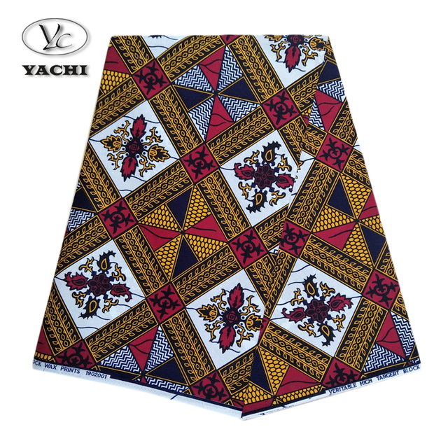 Yachitex High Quality 100% Cotton Waxed Fabric For African Garments