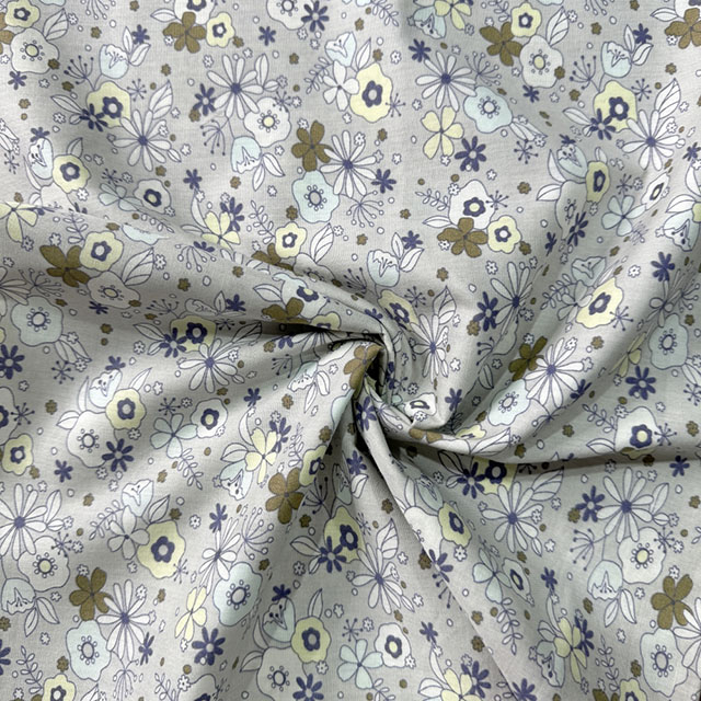 Design Flowers Floral Poplin Prints New Design 100% Cotton Fabric For Garments