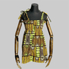 African Wax Print Elegant Slip Dress For Women Clothes